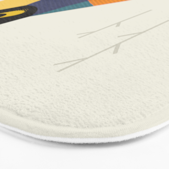 Helmeted Honeyeater Bath Mat Gallery Image 3