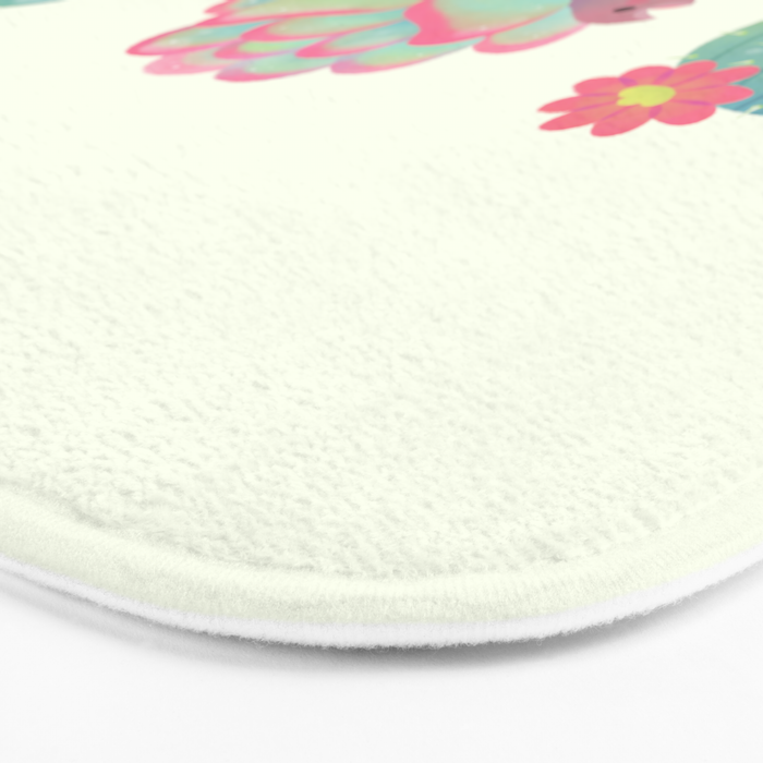 Cactus tortoise Bath Mat Gallery Image 3