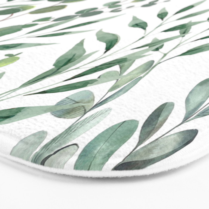 Eucalyptus Leaves  Bath Mat Gallery Image 3