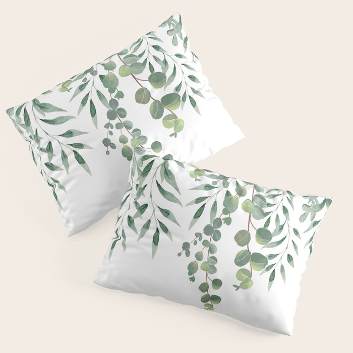Eucalyptus Leaves  Pillow Sham Gallery Image 3