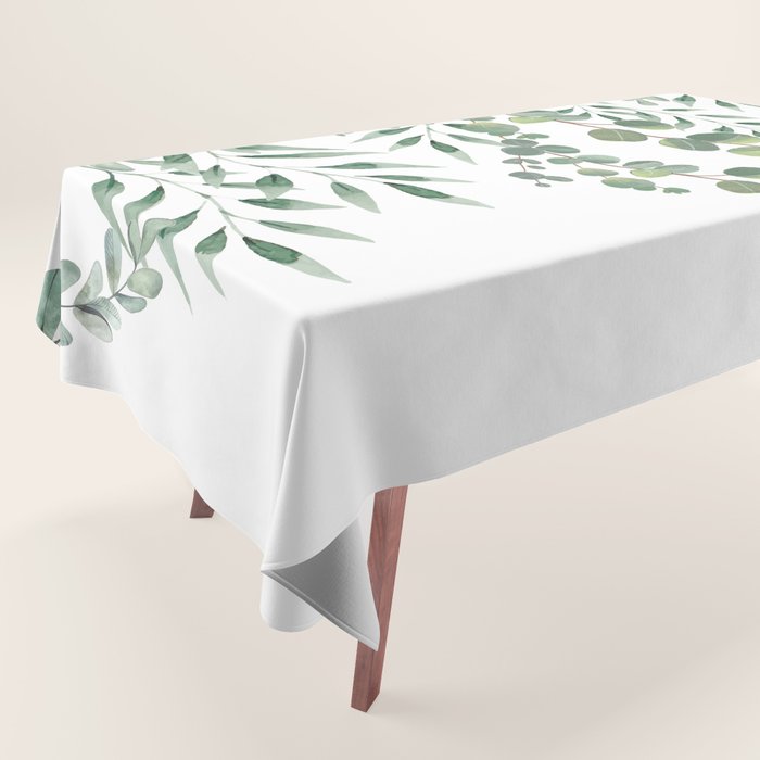 Eucalyptus Leaves  Tablecloth Gallery Image 1