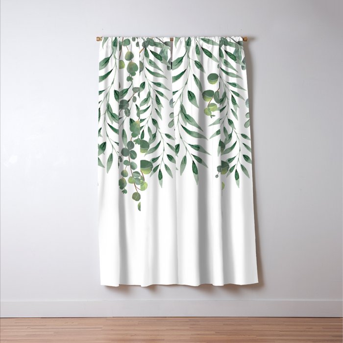 Eucalyptus Leaves  Window Curtain Gallery Image 3