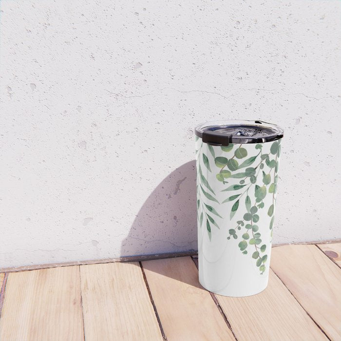 Eucalyptus Leaves  Travel Mug Gallery Image 4