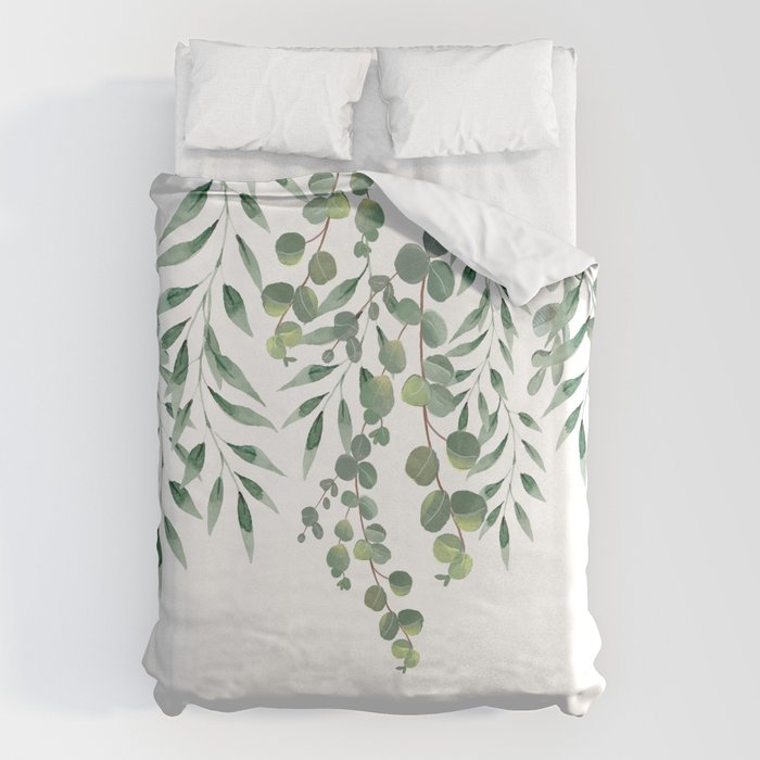 Eucalyptus Leaves  Duvet Cover Gallery Image 1