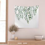 Eucalyptus Leaves  Wall Tapestry Gallery Image 2