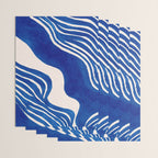 Indigo Flow Wrapping Paper Gallery Image 3