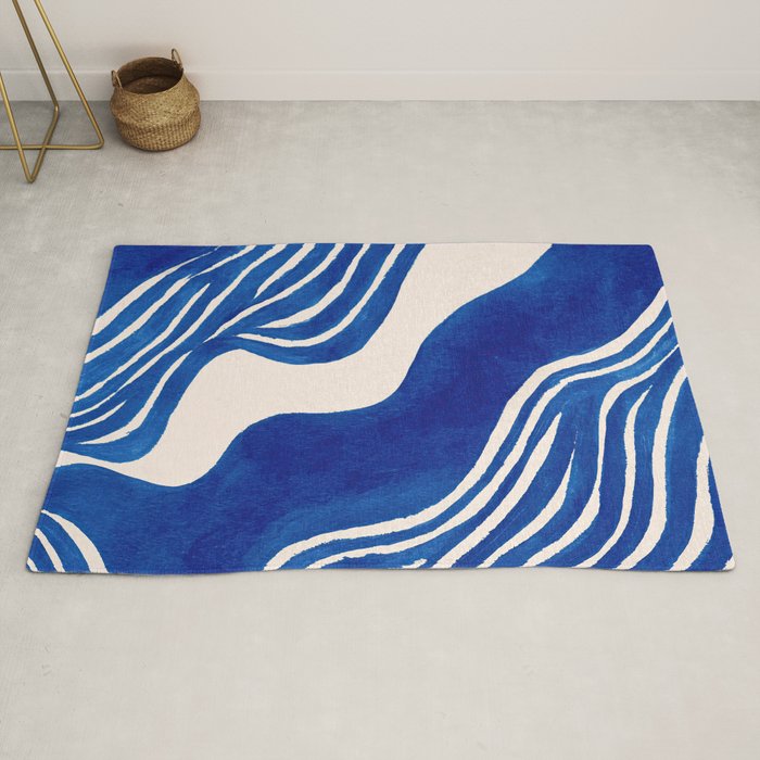 Indigo Flow Rug Gallery Image 2