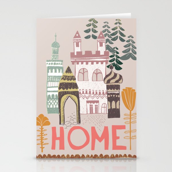 Block print Home Stationery Card Gallery Image 2