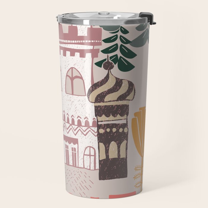 Block print Home Travel Mug Gallery Image 2