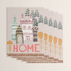 Block print Home Wrapping Paper Gallery Image 3