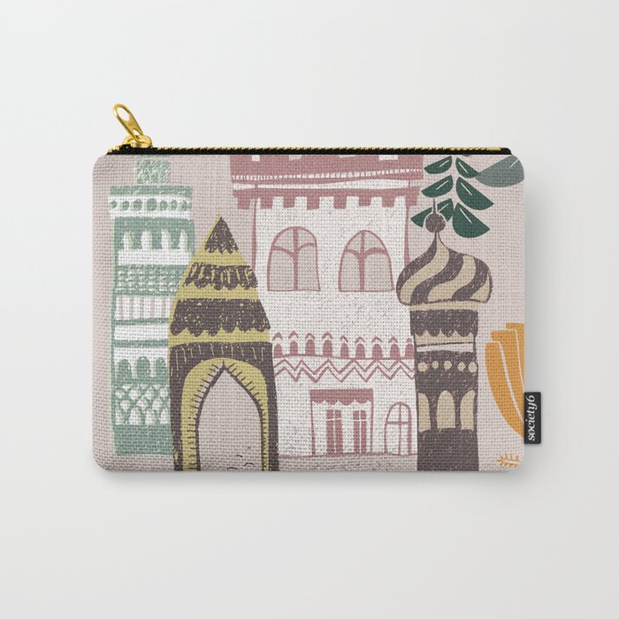 Block print Home Carry All Pouch Gallery Image 1