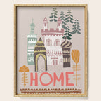 Block print Home Serving Tray Gallery Image 1