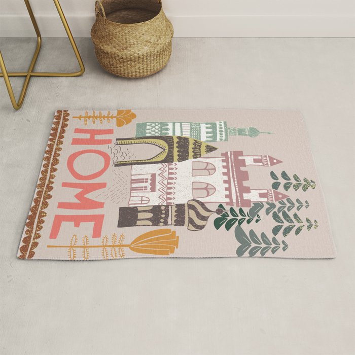 Block print Home Rug Gallery Image 1