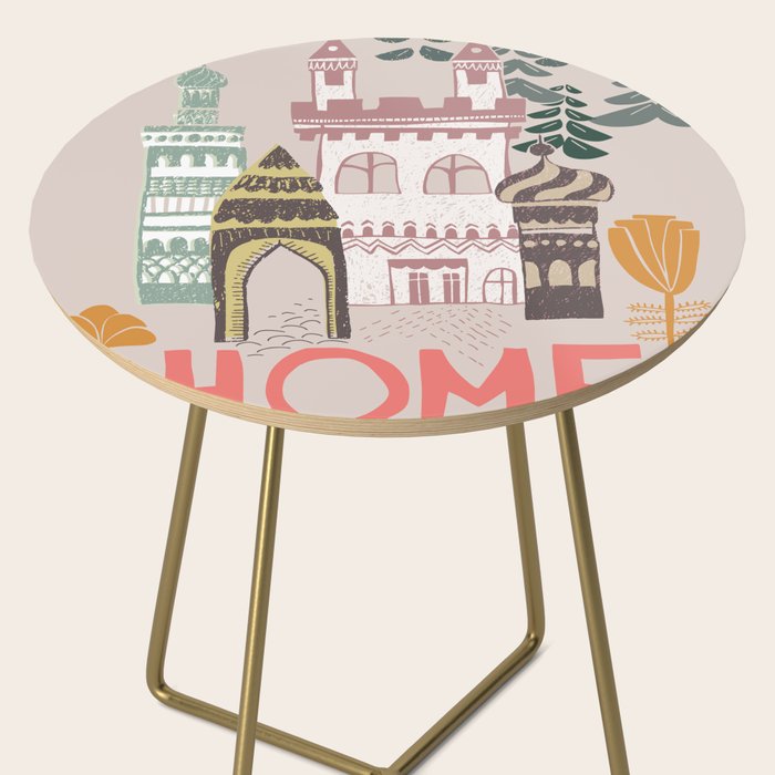 Block print Home Side Table Gallery Image 2