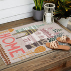 Block print Home Outdoor Rug Gallery Image 2