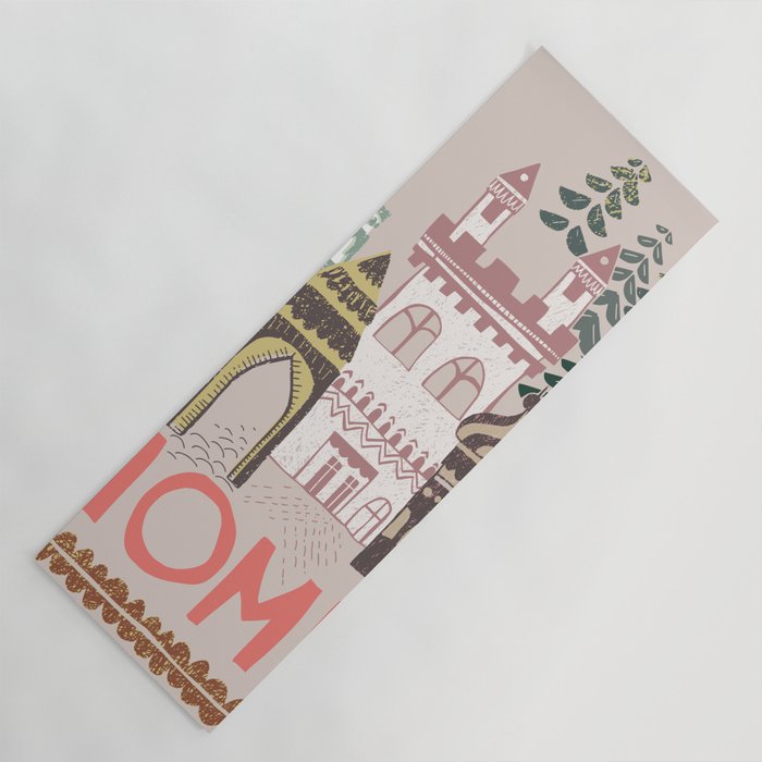 Block print Home Yoga Mat Gallery Image 1