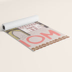 Block print Home Yoga Mat Gallery Image 2
