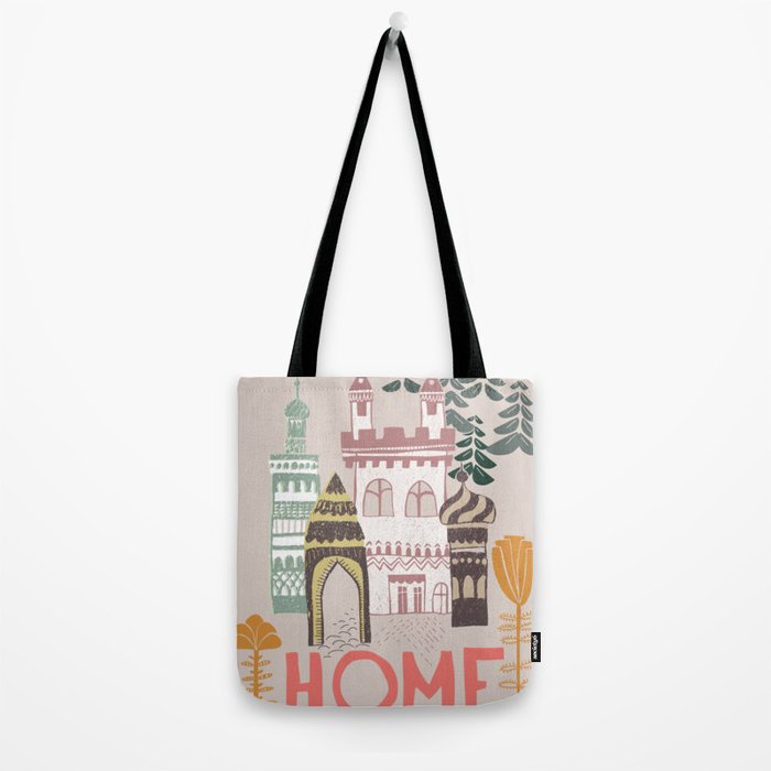 Block print Home Tote Bag Gallery Image 2