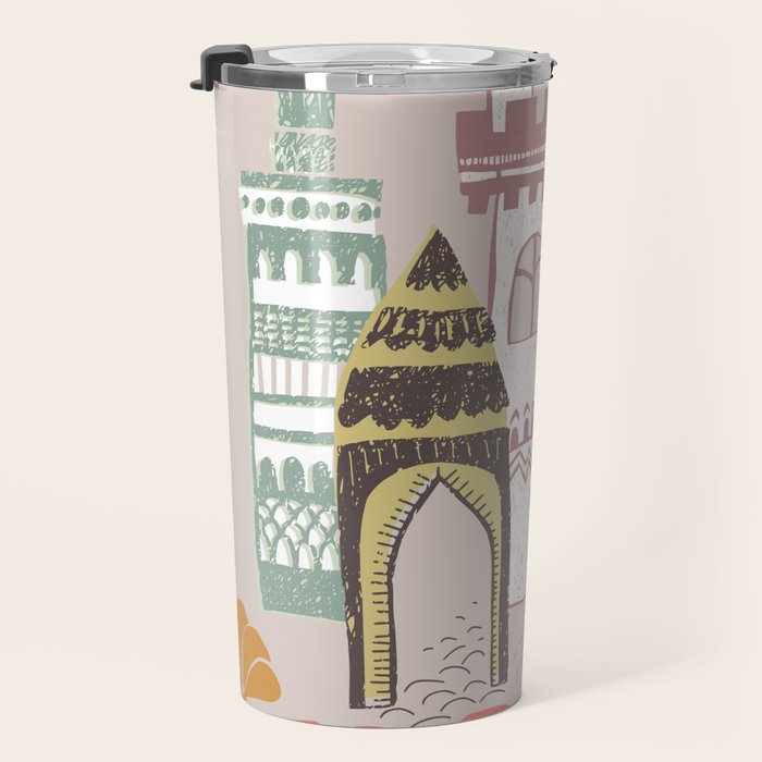 Block print Home Travel Mug Gallery Image 3