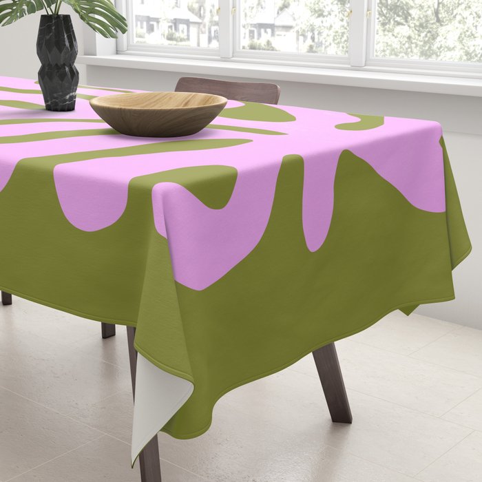 Wasabi & Lavender: Matisse Paper Cutouts 05 Tablecloth Gallery Image 3