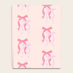 Striped Bows in Pinks Notebook Gallery Image 4