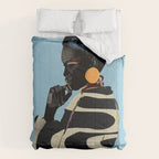 Girl Portrait 33 Comforter Gallery Image 6