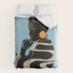 Girl Portrait 33 Duvet Cover Gallery Image 6