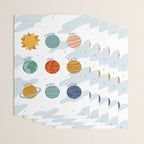 Planets of The Solar System Wrapping Paper Gallery Image 3