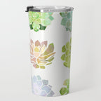 Spring Succulents Travel Mug Gallery Image 3