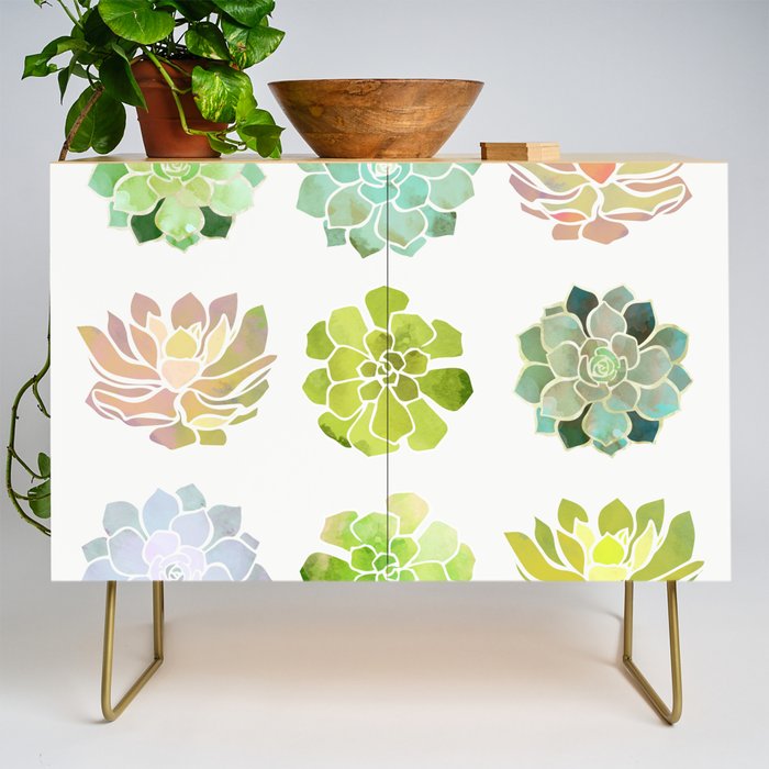 Spring Succulents Credenza Gallery Image 1