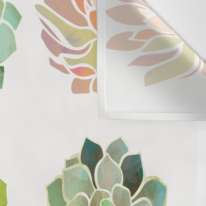 Spring Succulents Wall Tapestry Gallery Image 3