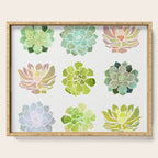 Spring Succulents Serving Tray Gallery Image 1
