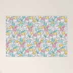 Cute kitties Cats pattern Welcome Mat Gallery Image 1