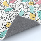 Cute kitties Cats pattern Rug Gallery Image 4