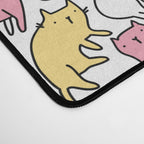 Cute kitties Cats pattern Desk Mat Gallery Image 4