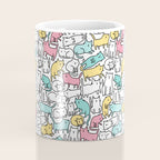 Cute kitties Cats pattern Coffee Mug Gallery Image 4