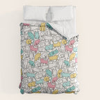 Cute kitties Cats pattern Comforter Gallery Image 6