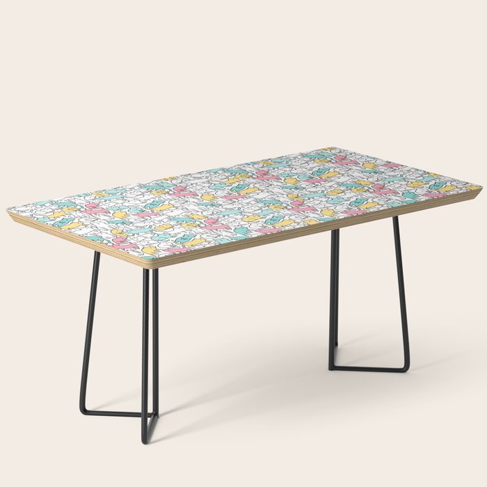 Cute kitties Cats pattern Coffee Table Gallery Image 1