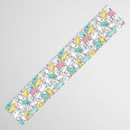 Cute kitties Cats pattern Table Runner Gallery Image 3