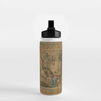 Antique 17th Century Mythological 'Diana and Her Nymphs' Tapestry Water Bottle Gallery Image 2