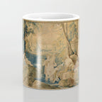Antique 17th Century Mythological 'Diana and Her Nymphs' Tapestry Coffee Mug Gallery Image 4
