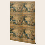 Antique 17th Century Mythological 'Diana and Her Nymphs' Tapestry Wallpaper Gallery Image 2