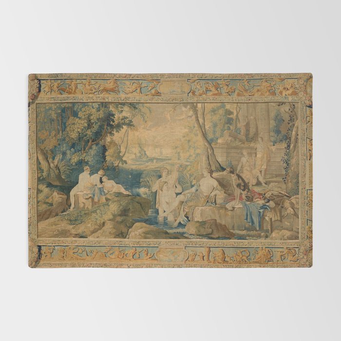 Antique 17th Century Mythological 'Diana and Her Nymphs' Tapestry Rug Gallery Image 2