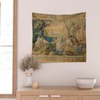 Antique 17th Century Mythological 'Diana and Her Nymphs' Tapestry Wall Tapestry Gallery Image 2