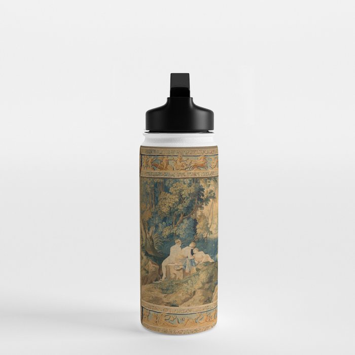 Antique 17th Century Mythological 'Diana and Her Nymphs' Tapestry Water Bottle Gallery Image 3