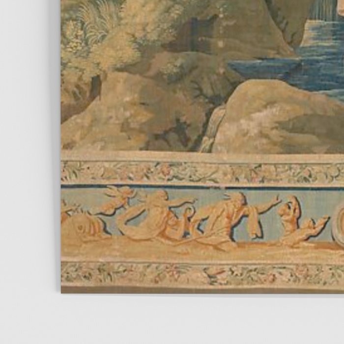 Antique 17th Century Mythological 'Diana and Her Nymphs' Tapestry Poster Gallery Image 3
