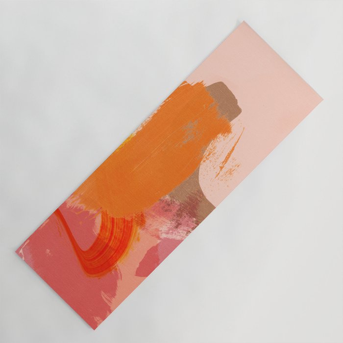 brush strokes abstract 6 Yoga Mat Gallery Image 1