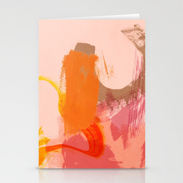 brush strokes abstract 6 Stationery Card Gallery Image 2