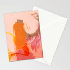 brush strokes abstract 6 Stationery Card Gallery Image 2