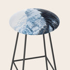 Snowy Mountain Landscape Stool Gallery Image 2